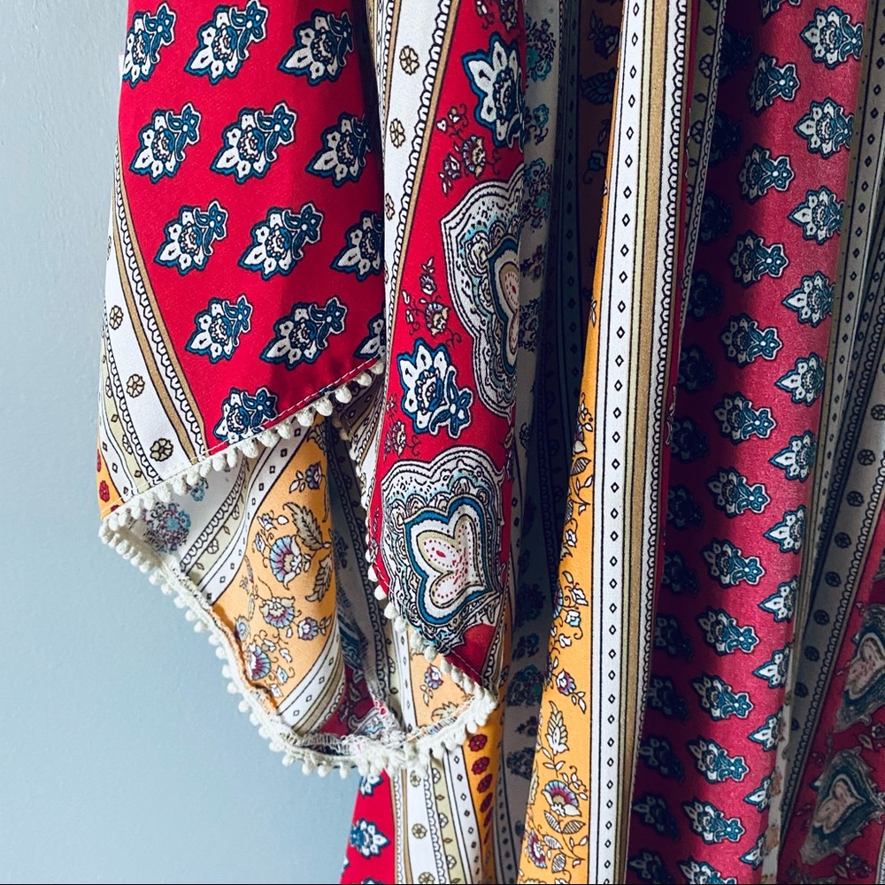 Spool 72 boho printed duster blouse - Picture 6 of 7